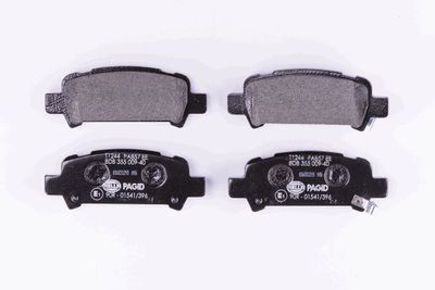 HELLA Bremsbelagsatz, Scheibenbremse (8DB 355 009-401)