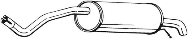 BOSAL Endschalldämpfer (278-661) Thumbnail