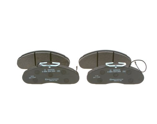 BOSCH Bremsbelagsatz, Scheibenbremse (0 986 424 080)