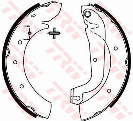 TRW Bremsbackensatz (GS8207)