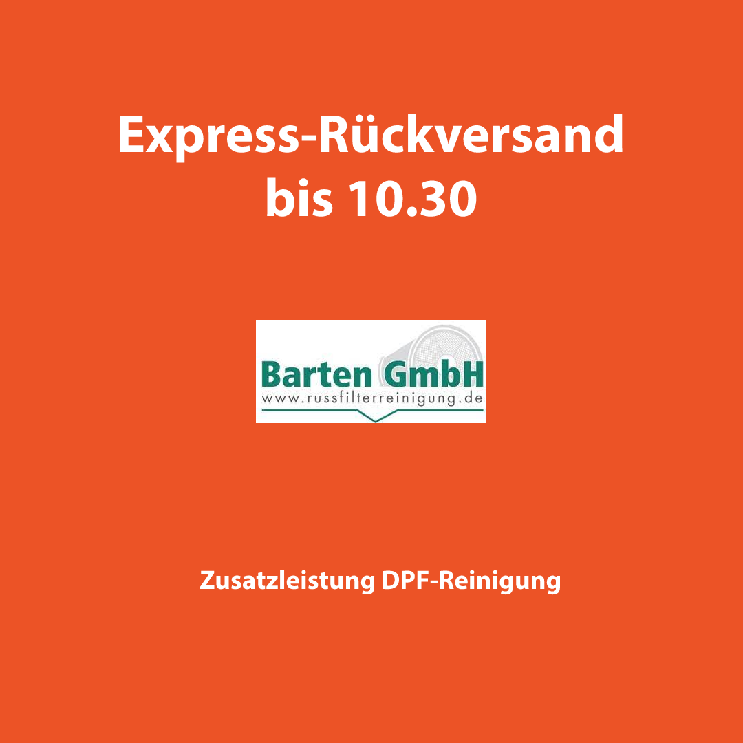 Express-Rückversand bis 10.30 Uhr