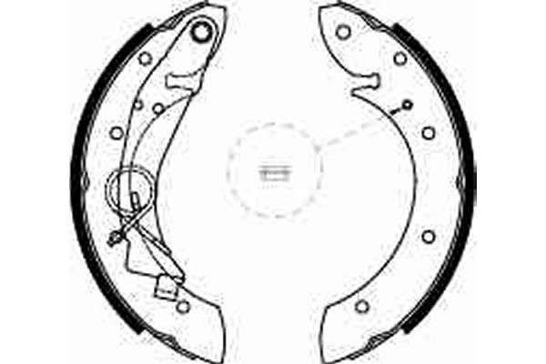 TRW Bremsbackensatz (GS8635) TRW Bremsbackensatz (GS8635)
