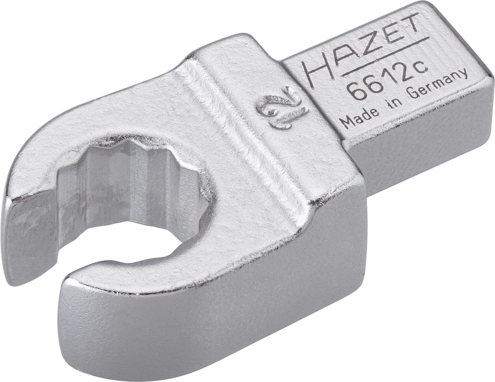 HAZET Einsteck-Ringschlüssel ∙ offen 6612C-12 ∙ Einsteck-Vierkant 9 x 12 mm ∙ Außen-Doppel-Sechskant Profil ∙ 12 mm HAZET Einsteck-Ringschlüssel ∙ offen 6612C-12 ∙ Einsteck-Vierkant 9 x 12 mm ∙ Außen-Doppel-Sechskant Profil ∙ 12 mm