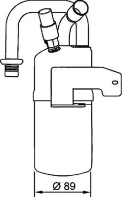 MAHLE Trockner, Klimaanlage (AD 274 000P)