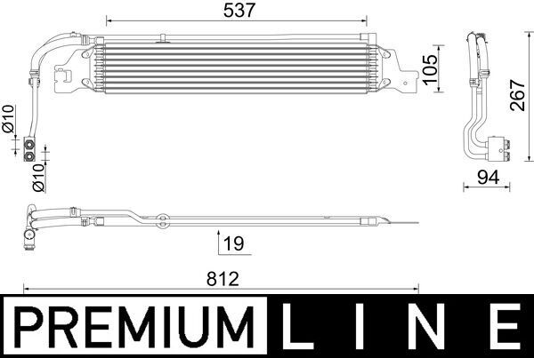 MAHLE Ölkühler, Automatikgetriebe (CLC 288 000P)