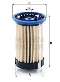 MANN-FILTER Kraftstofffilter (PU 8015) Thumbnail