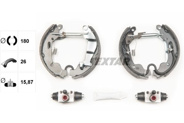 TEXTAR Bremsbackensatz (84058000)