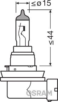 ams-OSRAM Glühlampe, Nebelscheinwerfer (64219L+)