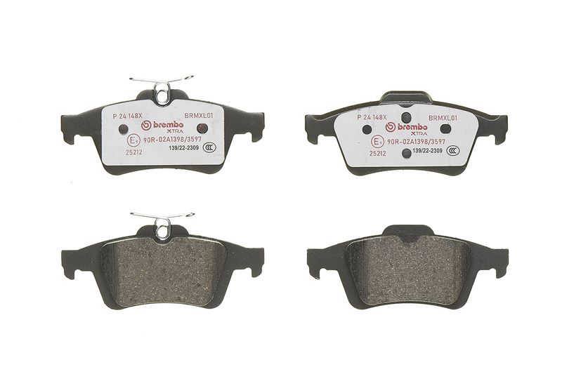 BREMBO Bremsbelagsatz, Scheibenbremse (P 24 148X)
