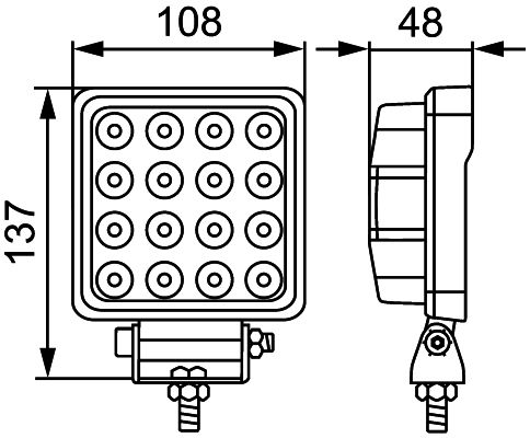 HELLA Arbeitsscheinwerfer (1GA 357 106-022)