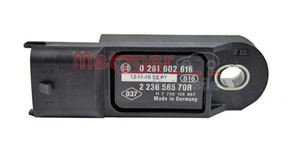 METZGER Sensor, Saugrohrdruck (0906117)