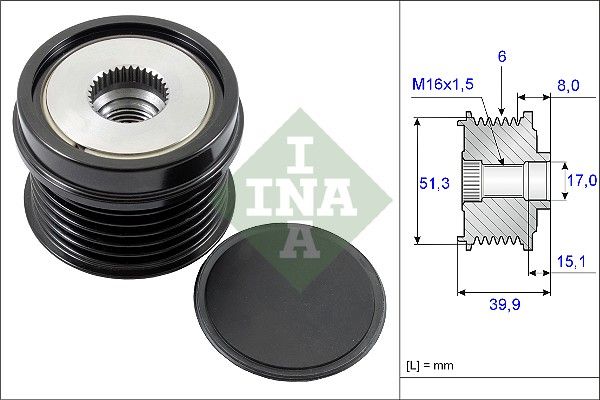 INA Generatorfreilauf (535 0252 10) Thumbnail