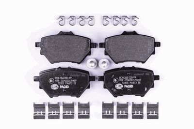 HELLA Bremsbelagsatz, Scheibenbremse (8DB 355 020-991)