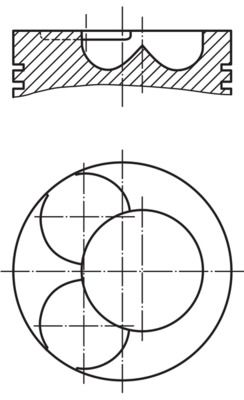 MAHLE Kolben (028 07 00)