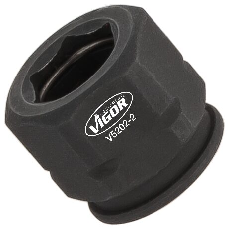 VIGOR Bit-Adapter ∙ V5202-2 ∙ Vierkant6,3 mm (1/4 Zoll) ∙ Sechskant6,3 (1/4 Zoll) 4047728069373 V5202-2