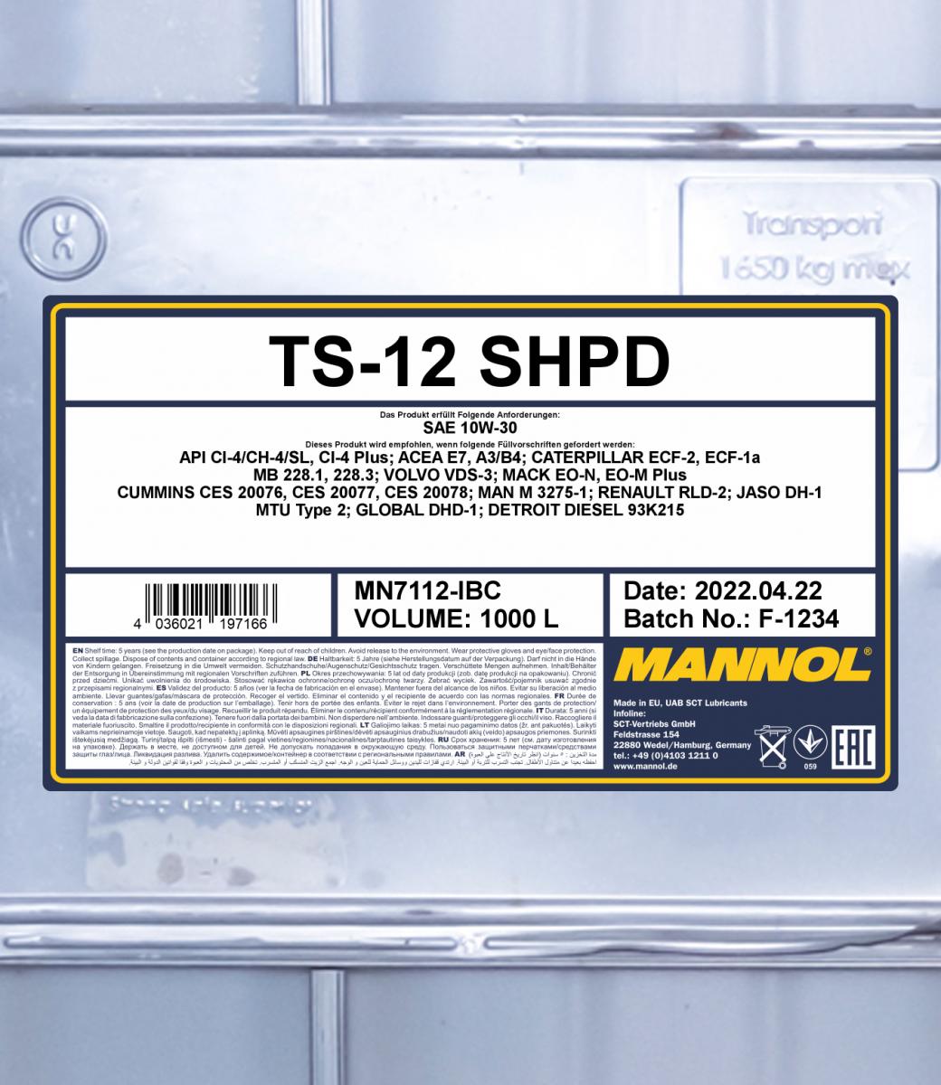 MN TS-12 SHPD 10W-30