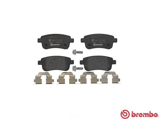 BREMBO Bremsbelagsatz, Scheibenbremse (P 68 041)
