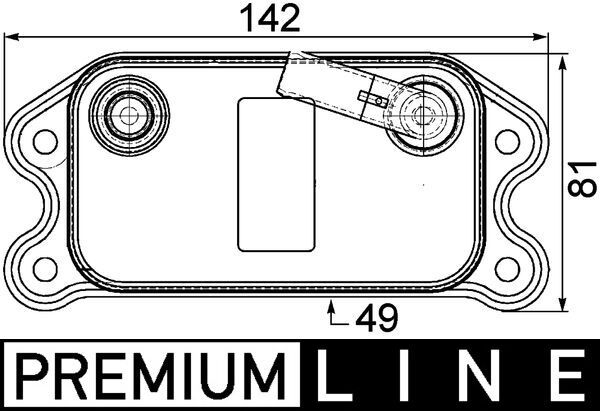 MAHLE Ölkühler, Motoröl (CLC 73 000P) 4057635068123 CLC 73 000P