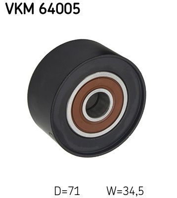 SKF Umlenk-/Führungsrolle, Keilrippenriemen (VKM 64005) SKF Umlenk-/Führungsrolle, Keilrippenriemen (VKM 64005)