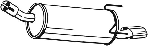 BOSAL Endschalldämpfer (185-455)