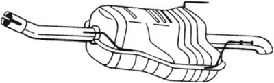 BOSAL Endschalldämpfer (185-129)