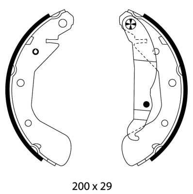 HELLA Bremsbackensatz (8DB 355 002-461)