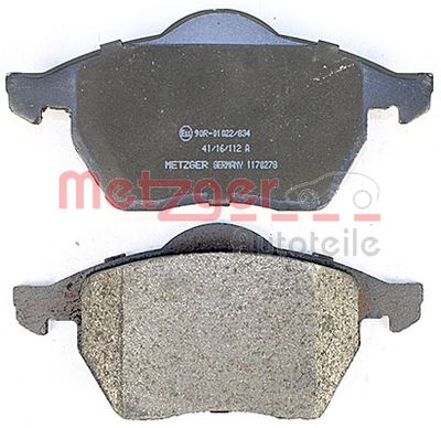 METZGER Bremsbelagsatz, Scheibenbremse (1170278)
