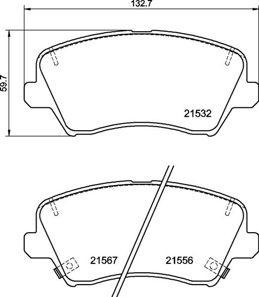 BREMBO Bremsbelagsatz, Scheibenbremse (P 30 123)