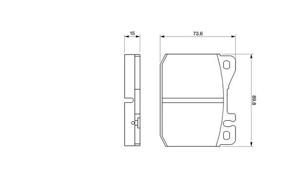BOSCH Bremsbelagsatz, Scheibenbremse (0 986 463 921) BOSCH Bremsbelagsatz, Scheibenbremse (0 986 463 921)