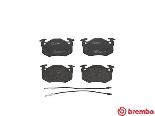 BREMBO Bremsbelagsatz, Scheibenbremse (P 68 015)
