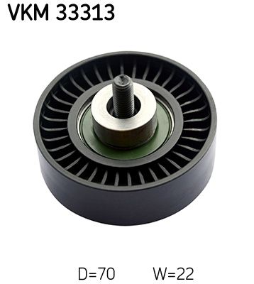 SKF Umlenk-/Führungsrolle, Keilrippenriemen (VKM 33313)