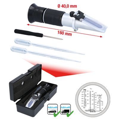 KS TOOLS Frostschutz-/ Batteriesäureprüfgerät (Refraktometer) (550.1285)