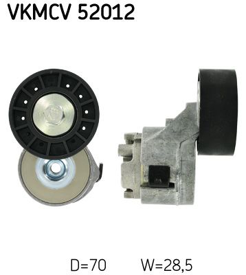 SKF Spannrolle, Keilrippenriemen (VKMCV 52012)