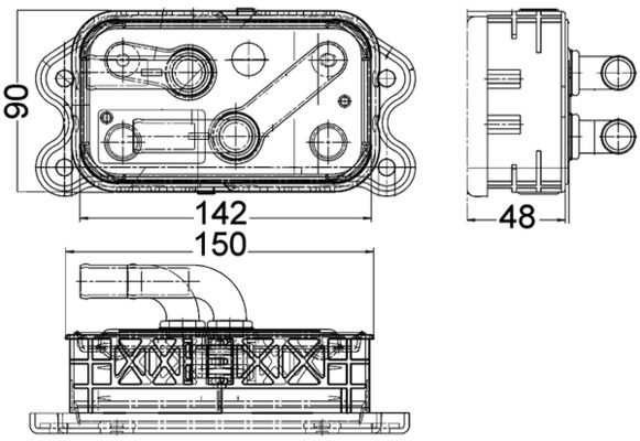 MAHLE Ladeluftkühler (CI 83 000P) 4057635062343 CI 83 000P