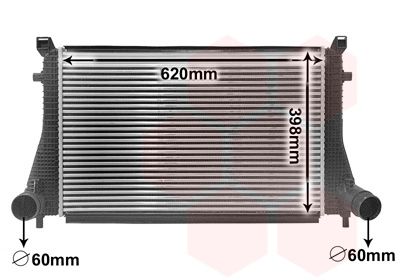 VAN WEZEL Ladeluftkühler (58014702)