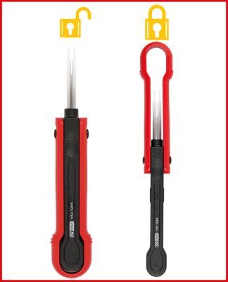 KS TOOLS Entriegelungswerkzeug, Flach-/Rundstecker (150.1299)