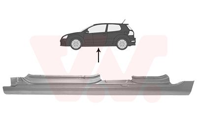 VAN WEZEL Einstiegsblech (5863103)