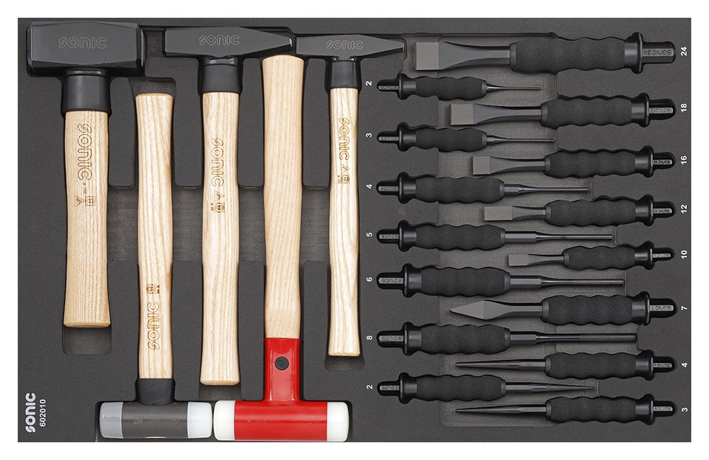 SFS Hammer- und Meißel-Set, 20-tlg.