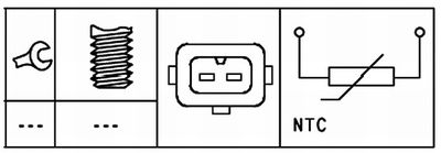HELLA Sensor, Kühlmitteltemperatur (6PT 009 309-541) Thumbnail