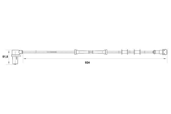 BOSCH Sensor, Raddrehzahl (0 265 006 223) Thumbnail
