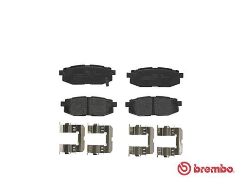 BREMBO Bremsbelagsatz, Scheibenbremse (P 78 018)