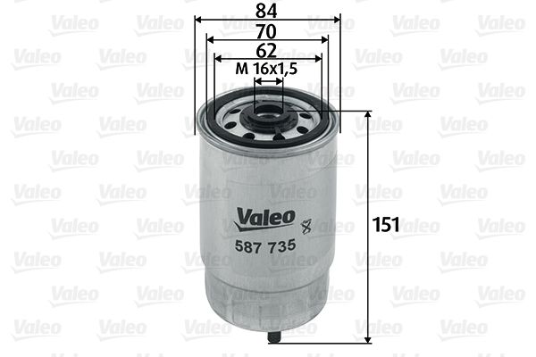 VALEO Kraftstofffilter (587735)