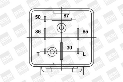 BorgWarner (BERU) Relais, Glühanlage (GR031) 4014427018957 GR031