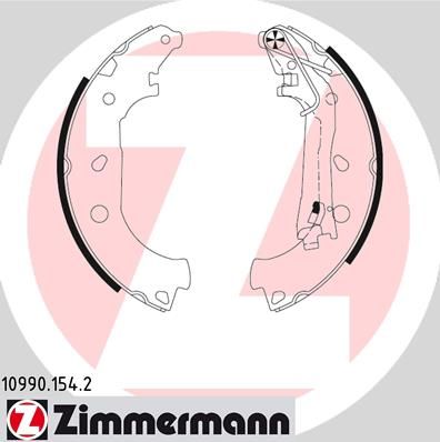 ZIMMERMANN Bremsbackensatz (10990.154.2)