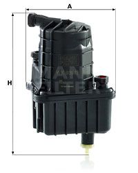 MANN-FILTER Kraftstofffilter (WK 939/3) Thumbnail