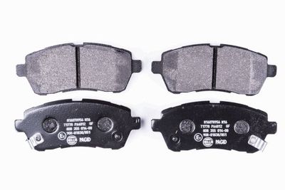 HELLA Bremsbelagsatz, Scheibenbremse (8DB 355 014-001)