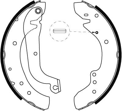 TRW Bremsbackensatz (GS8565)