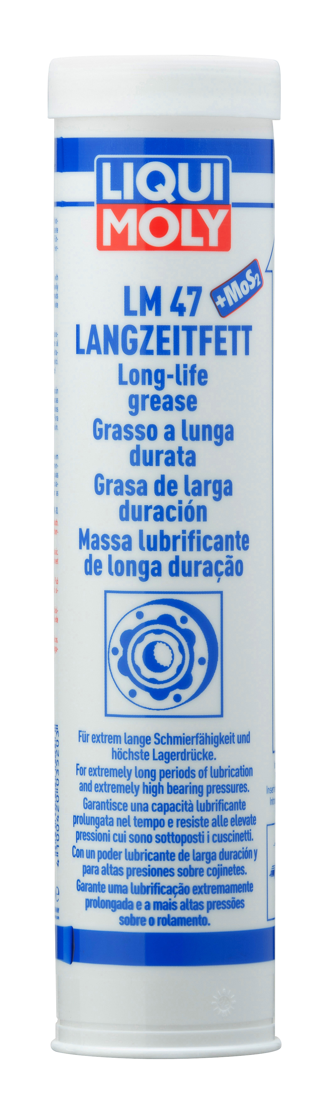 LIQUI MOLY LM 47 Langzeitfett + MoS2, 400 g (3520)