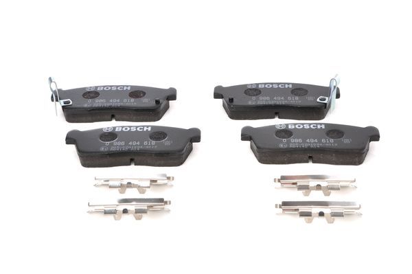 BOSCH Bremsbelagsatz, Scheibenbremse (0 986 494 618)