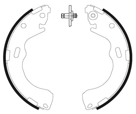 TEXTAR Bremsbackensatz (91060600)